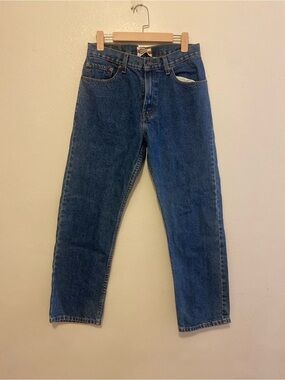 Levi's Men's Straight-Leg Dark Blue Denim Jeans 32x30